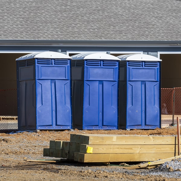 how do you ensure the portable restrooms are secure and safe from vandalism during an event in Pipestem WV